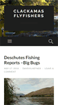 Mobile Screenshot of clackamasflyfishers.org